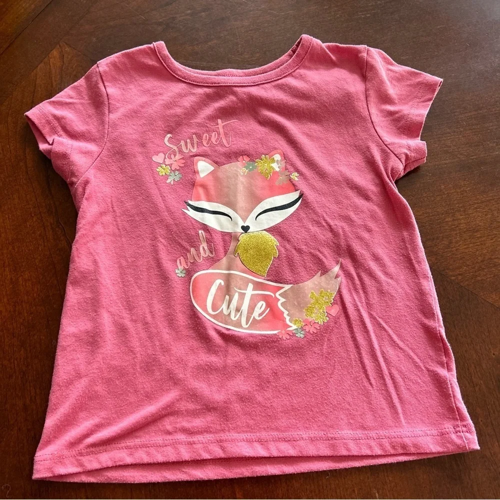 Garanimals | Kids Graphic T-Shirts - Pink and Tan